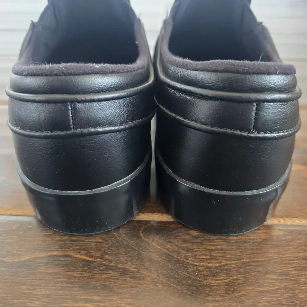 Nike SB Zoom Stefan Janoski Slip On Elite CPSL Black Skate Shoes Leather Men 6